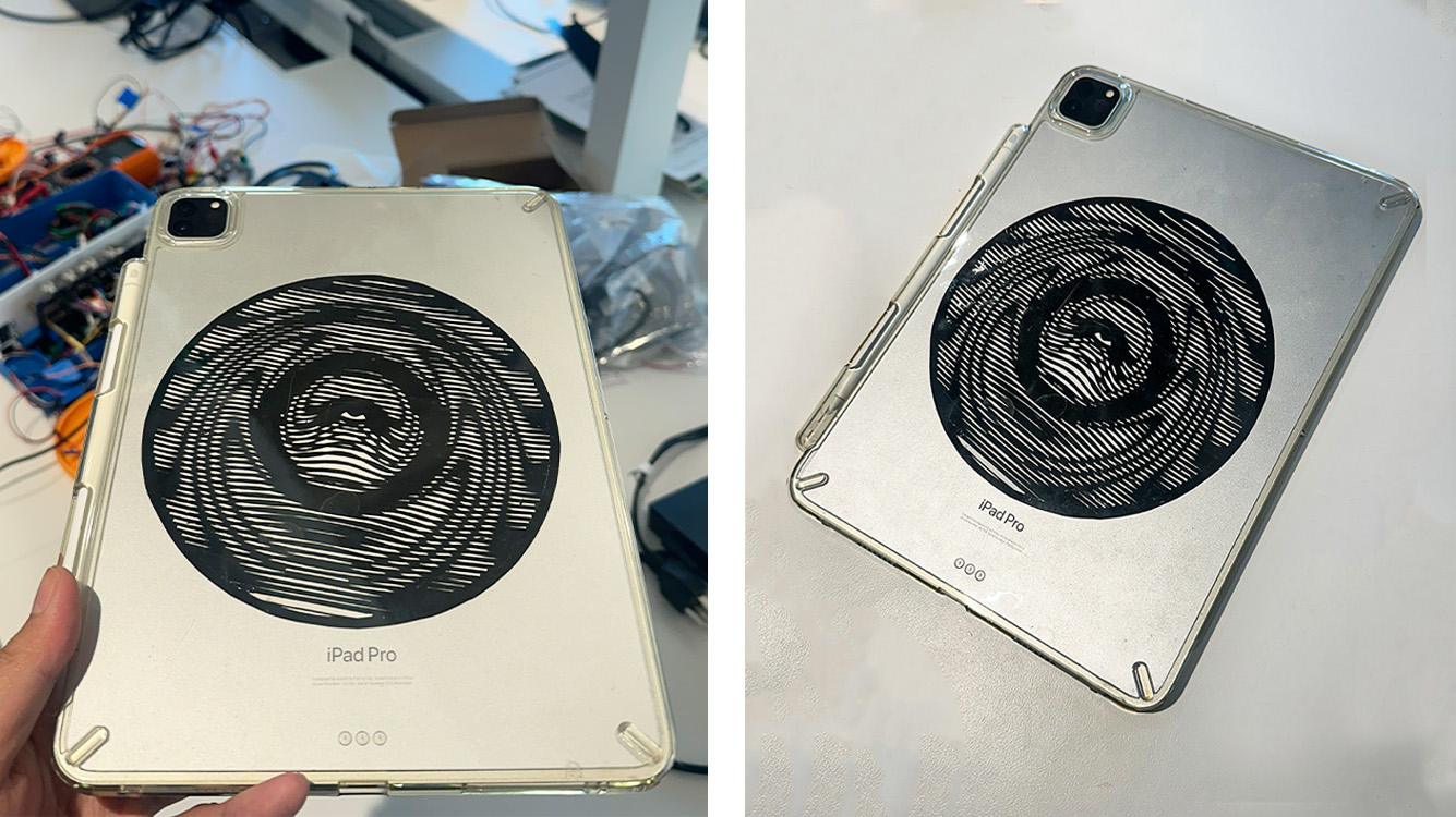 Clean Up and Applying the Sticker